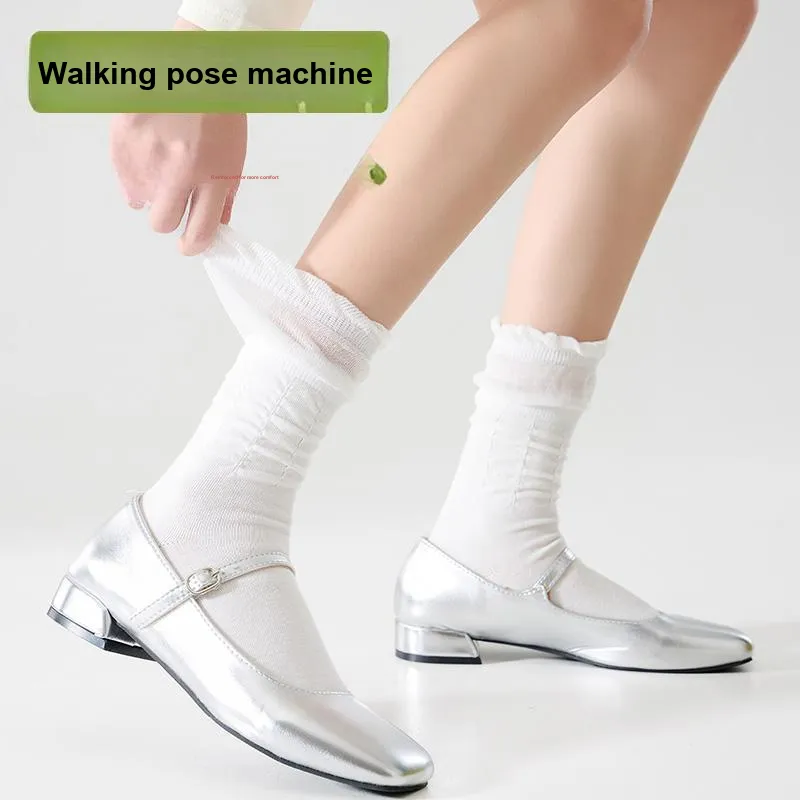 Top Melon Mid Calf Socks Women's Combo Set-45