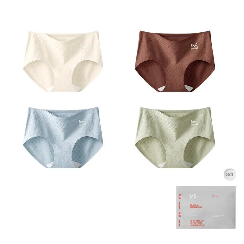 MIIOW Trend Party Series Underpants Women's Shopping Bag 4 Pack-0