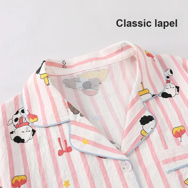 Maultiay Pajama Set Women's Pink-3