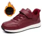 Fleece-Lined Women's Maroon Top