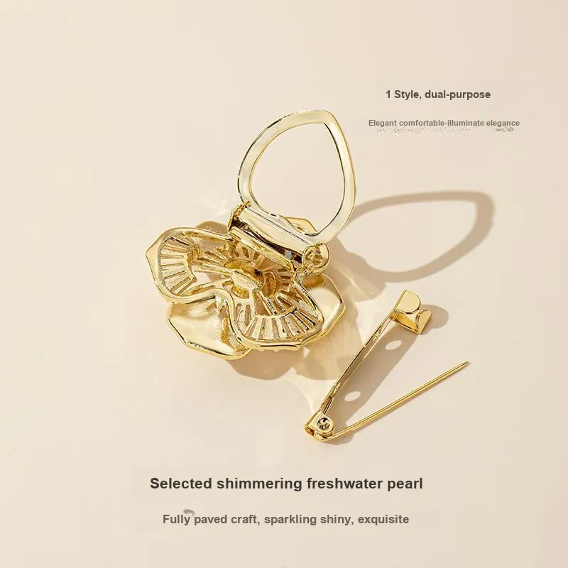 Mofei Pearl Brooches Women's-3
