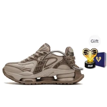 OGR R Line Shuttle Rifter Rift Runner Low Top Chunky Sneakers Unisex Mocha