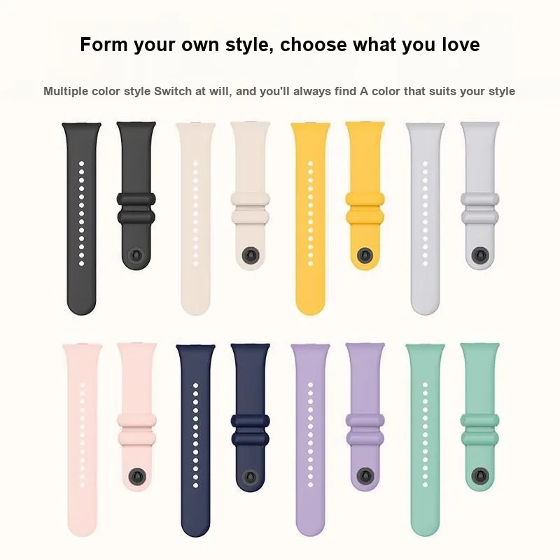 MUZHITIANKONG Xiaomi Compatibility Watch Band 14CM Silicone Material-3