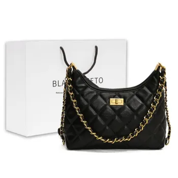 BLAKE FLEETO PU Synthetic Leather Versatile Crossbody Bag Shoulder Bag Small Size Large Size Women's Black/Beige