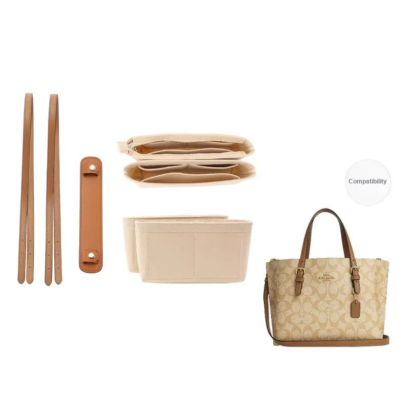 Gloya Imported Microfiber Bag Accessory Combo Set Women's Multicolor-16