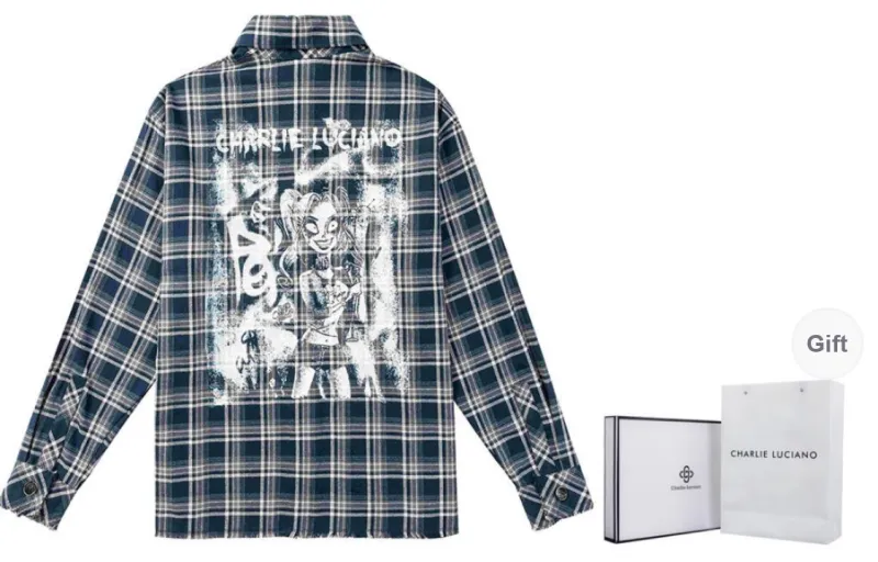 Charlie Luciano Shirt Unisex Dark Blue-0