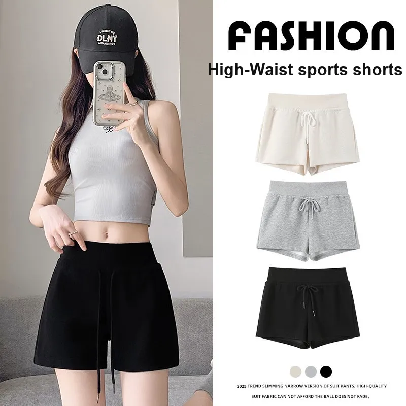 TBSM Casual Shorts Women's White Heather Gray-16