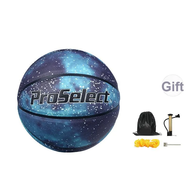 ProSelect PU Basketball Blue Size 5 Training Kids'-0