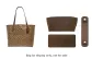 City30 Black Open Top Liner+Wide Shoulder Strap+Bottom Pad