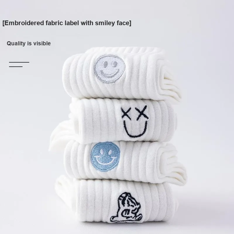 MIIOW Mid Calf Socks Unisex 5 Pack-4