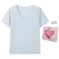 Solid Color Blue T-Shirt+Box