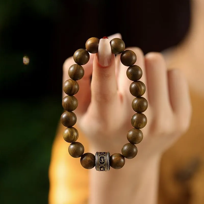 LOVEYOU PAI Green Sandalwood Bracelets Unisex-4
