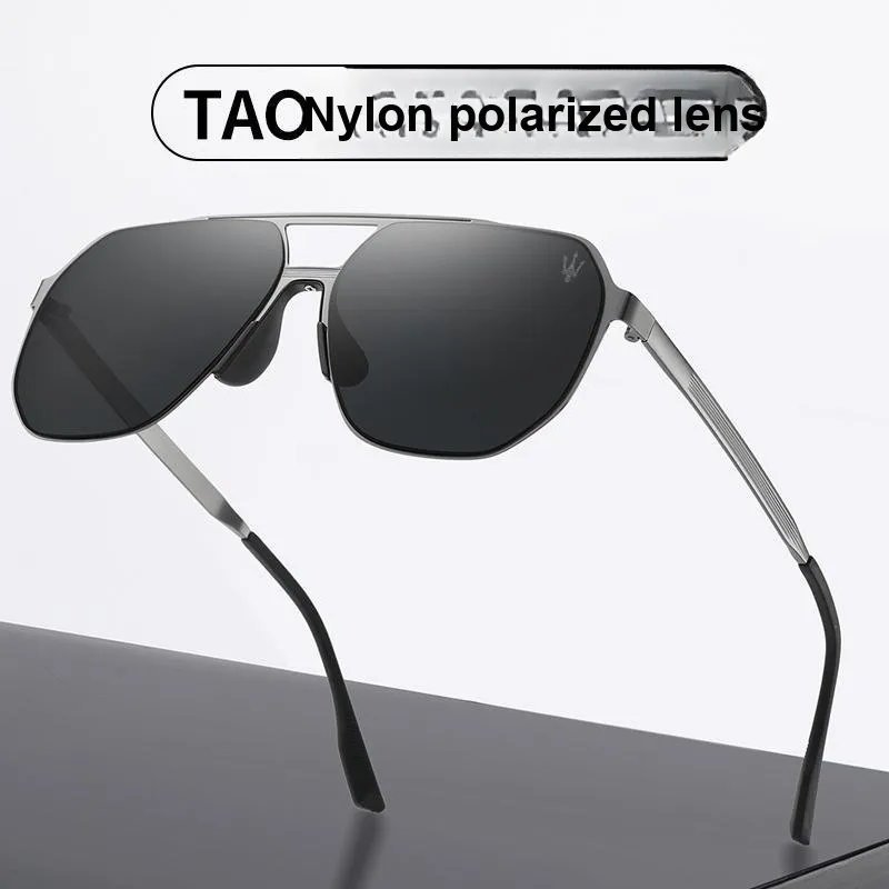 Maserati Metal Aviator Sunglasses Unisex-3