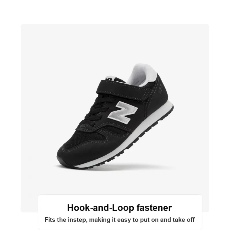 New Balance NB 373 Anti Kick Balance Low Top Kids Lifestyle Shoes Black Kids'-2