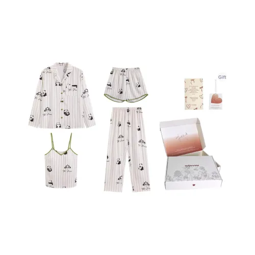 WANANNI Пижамный комплект Женский Белый