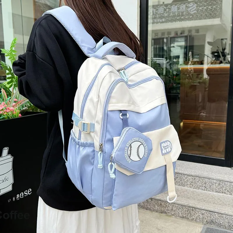 OUZIHUANG Oxford Backpack Regular Unisex Multicolor-17