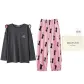 Dark Gray 6701 (Long-Sleeved Top+Pants) Gift Box Set