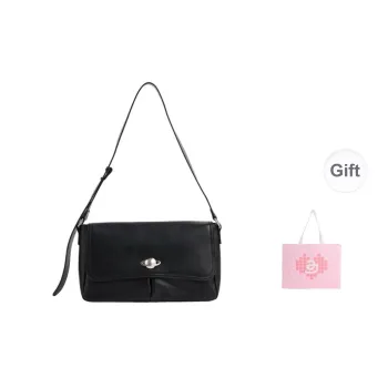 JACD PU Crossbody Bag Shoulder Bag Women's Gray Black