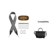 [Medium Size Two-Piece Set 2]Canvas Wide Strap+White Waterproof Liner (Includes Spring Ring *2)