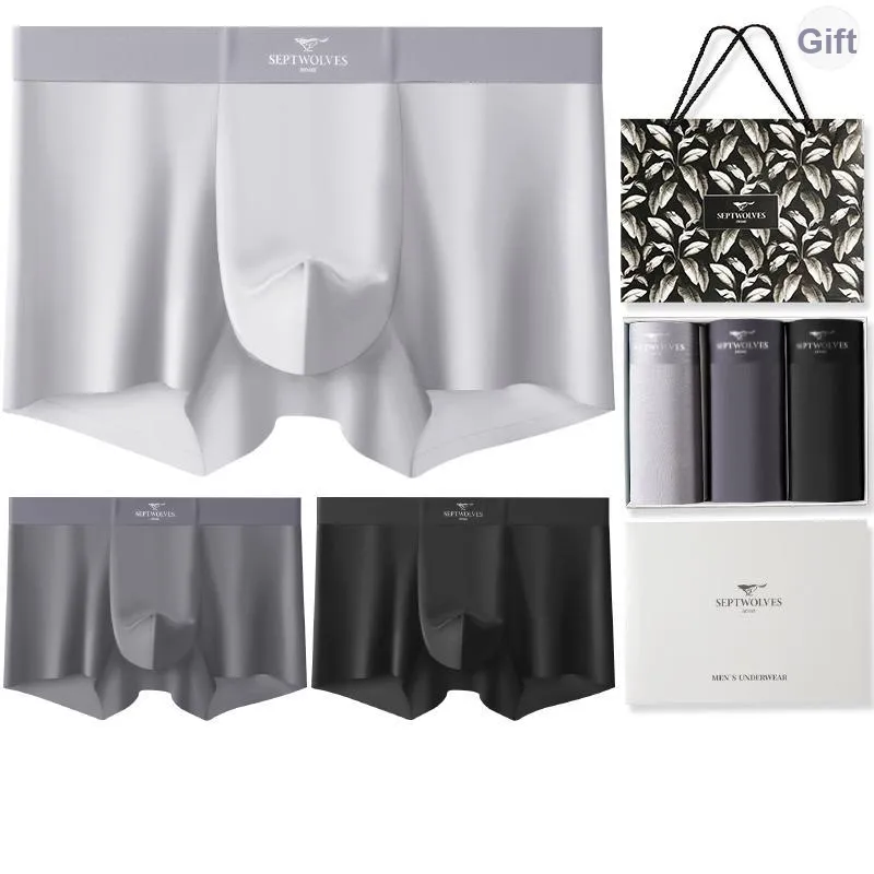 SEPTWOLVES Мужское нижнее белье Подарочная коробка 3 упаковки + Сумка для покупок включена