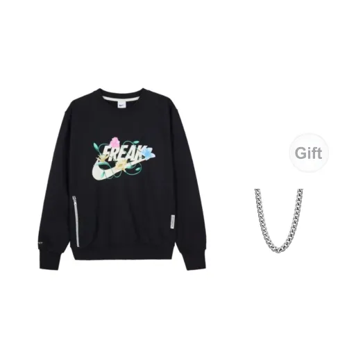 Nike Sweatshirts Unisex Black With Free Necklaces