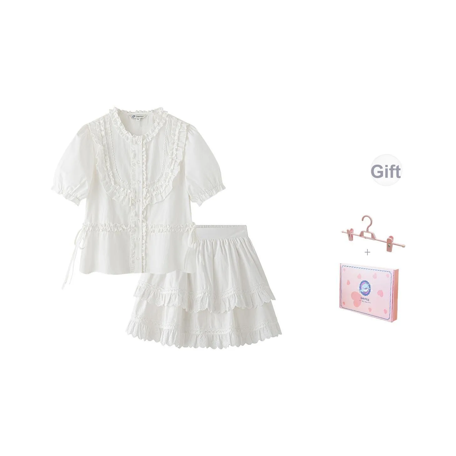 Tokyo Season Комплект с юбкой Женские Gift Box Set Белый