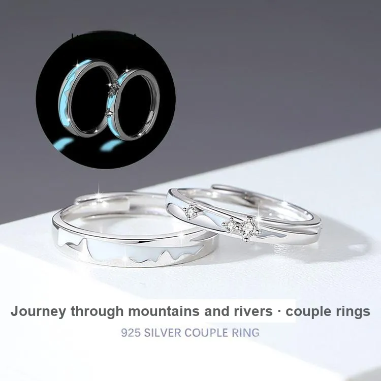 Chongqing Gold Store S925 Silver Rings Unisex-1