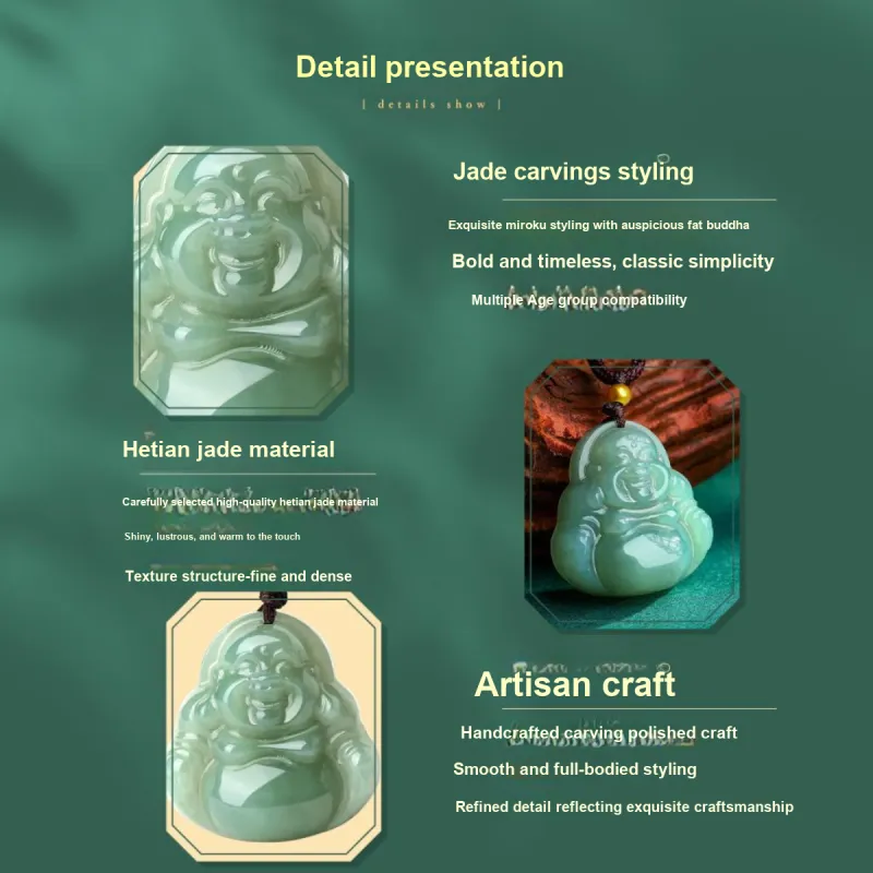 LAOMIAO Pendants Green Jade Women's-1