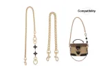 [Underarm One Shoulder]Four-Leaf Clover Chain 75cm+Decorative Chain 45cm