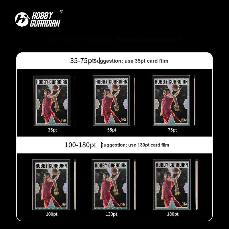 HobbyGuardian 35pt Classic Size Unsealed Card Film International Version 35pt 75pt All Card Accessories 3 Bag-3