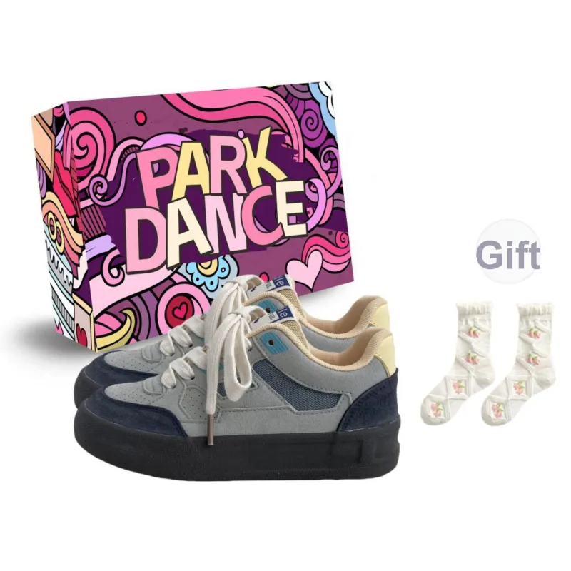 PARK DANCE Low Top Skateboard Shoes Women's-16