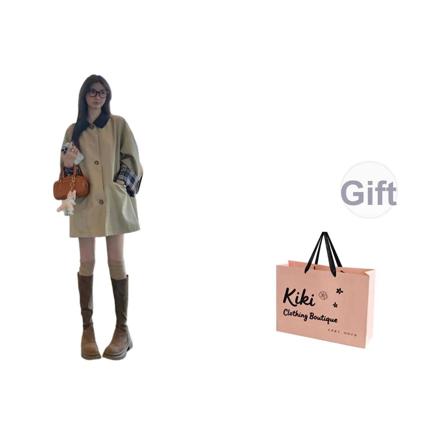 Kiki Clothing Boutique Тренчкот Женские