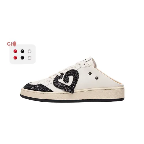 LOVE ANSWER SELF-LOVE Women's Casual Shoes Unisex White, Black