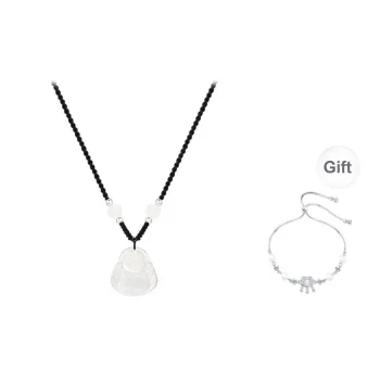 JOYDINNY Chalcedony Jade Necklaces Women's