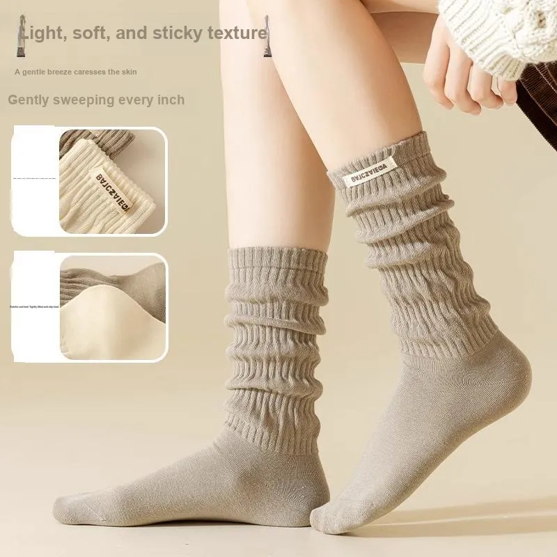 MIIOW Trend Party Series Knee High Socks Women's Shopping Bag 3 Pack-1