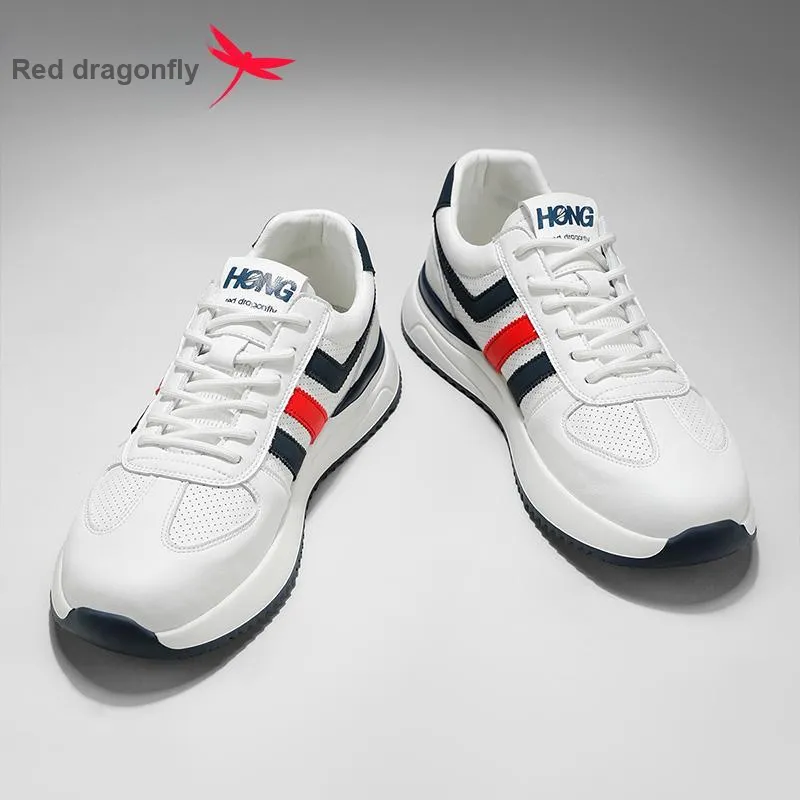 RED DRAGONFLY Men's Casual Shoes Men's Comfortable Low Top Round Tip-12
