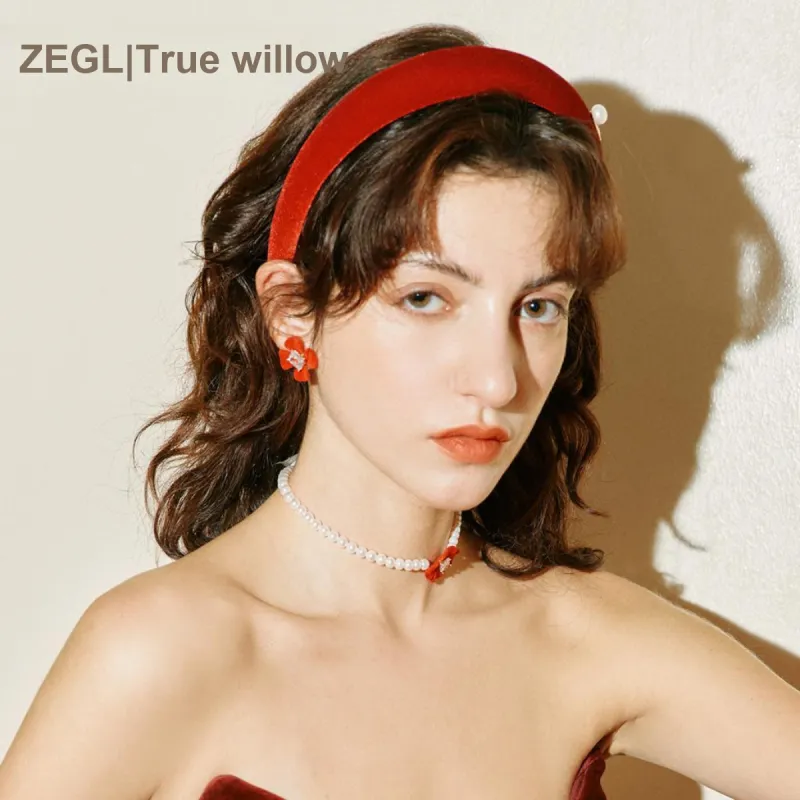 ZEGL Artificial Pearl Headbands Women's-1