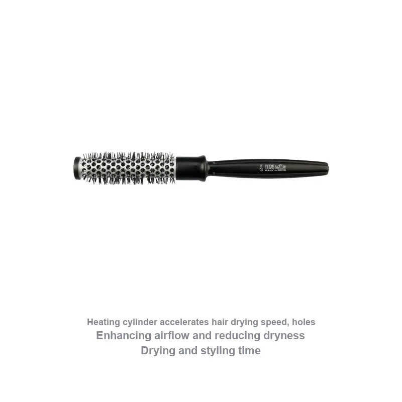 EUROSTIL Nylon Brush Bristles Comb The Heating Cylinder Can Speed Up The Drying Rate Of Hair. 1 Pack-1