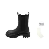 Black Fleece-Lined Gift Included Socks (Please Refer to Details)