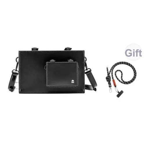 GUDI Microfiber Synthetic Leather Fashion Brand Japanese Style Regular Unisex Black GUDI Микрофибра Синтетическая Кожа Модный Бренд Японский Стиль Регулярный Унисекс Черный