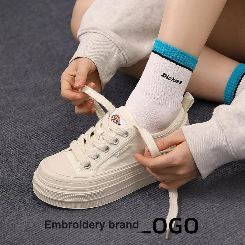Dickies Fashion Trend White Crew Socks Unisex-8
