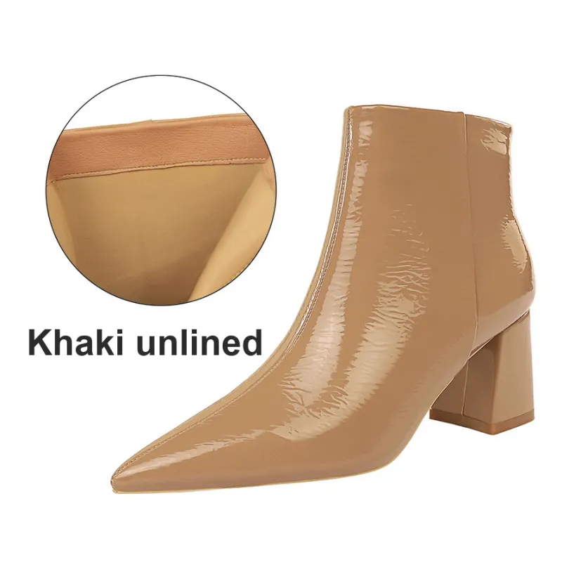 QITUMAUL Ankle Boots 6.5cm Women's-9