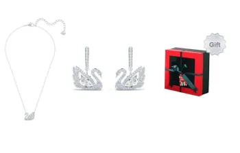 Swarovski Swan Crystal Necklaces Women's