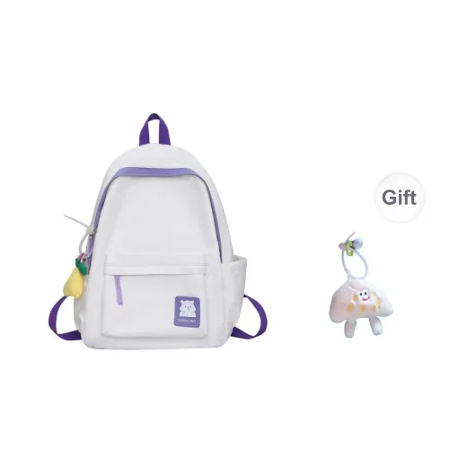URBAN FOREST Nylon Backpack Women's Purple/Blue/Green/Yellow/Black