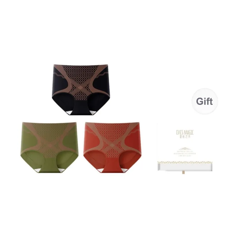 XIA.WA.ZHI.XIU Underpants Women's Shopping Bag 3 Pack-24