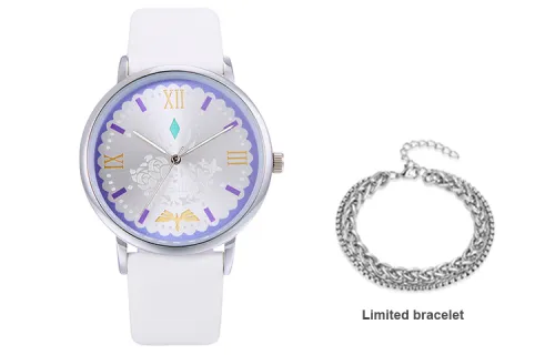 ingyunshi Re Zero − Жизнь с нуля в другом мире Коллаборация Кварцевый механизм Часы Унисекс Белый циферблат