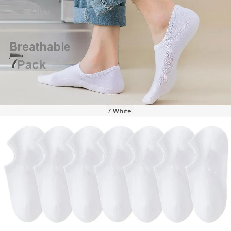 7 SEVFUN No Show Socks Unisex Combo Set-45