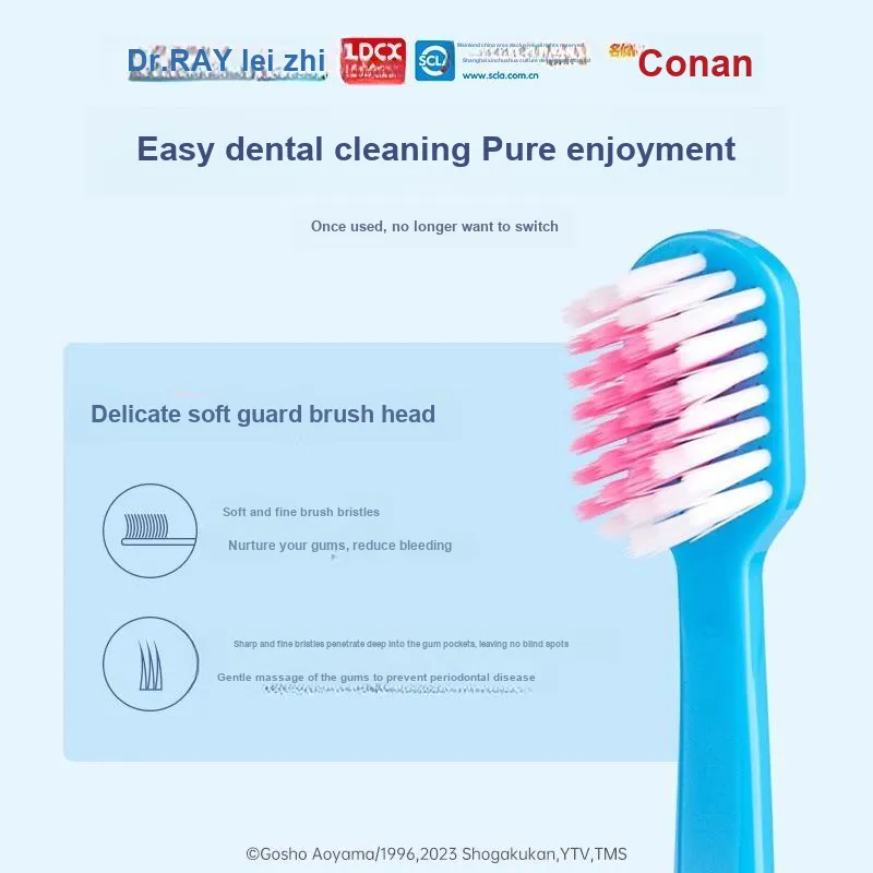 Leizhi x MINGZHENTANKENAN Sweet Life Heart Toothbrushes Cleaning Gum Protection-2