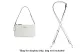 Glacier White Crossbody Shoulder Strap 91-120cm