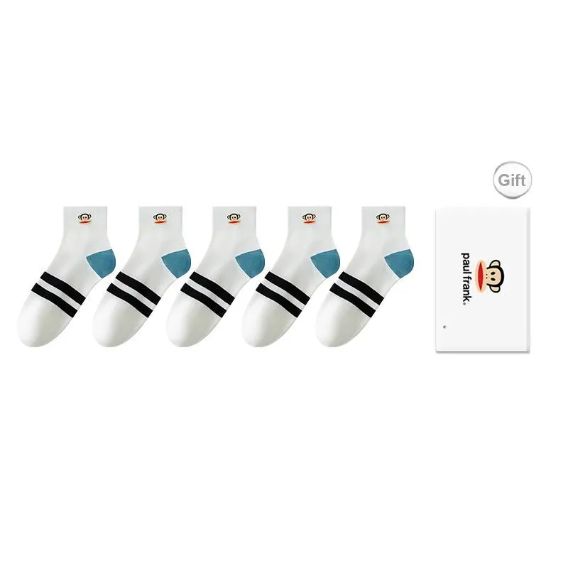 PAUL FRANK Mid Calf Socks Men's Box 5 Pack-10